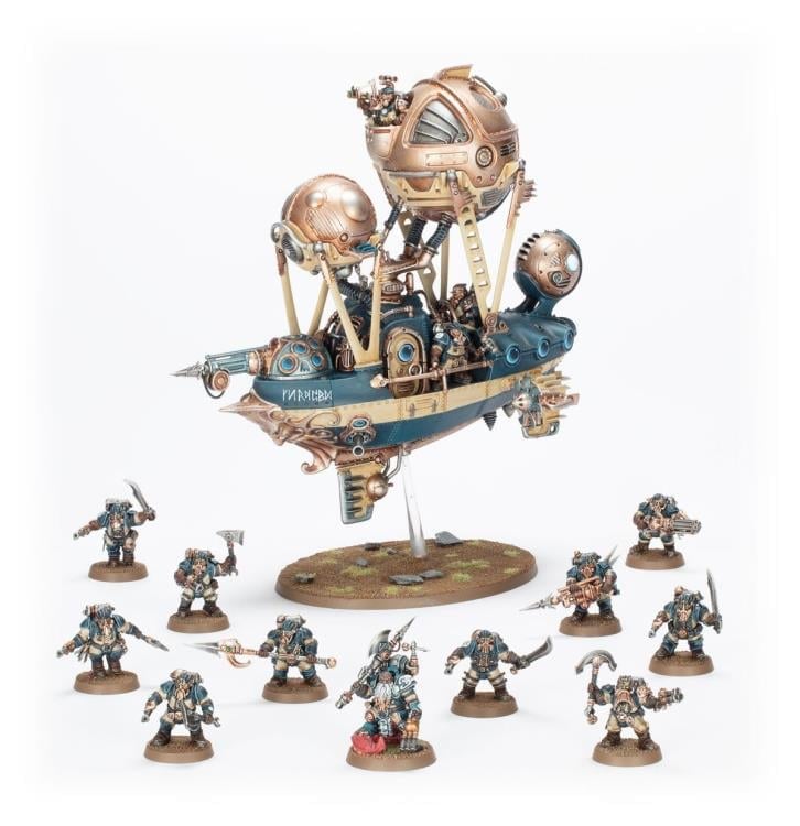 Warhammer Age of Sigmar Regiments of Renown Kharadron Overlords Drekki's Privateers Citadel Miniatures Set Gallery Image 3