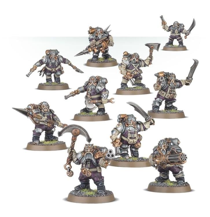 Warhammer Age of Sigmar Regiments of Renown Kharadron Overlords Drekki's Privateers Citadel Miniatures Set Gallery Image 5