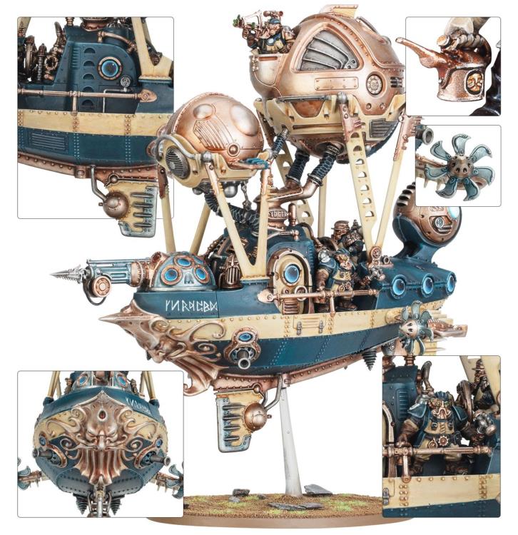Warhammer Age of Sigmar Regiments of Renown Kharadron Overlords Drekki's Privateers Citadel Miniatures Set Gallery Image 7