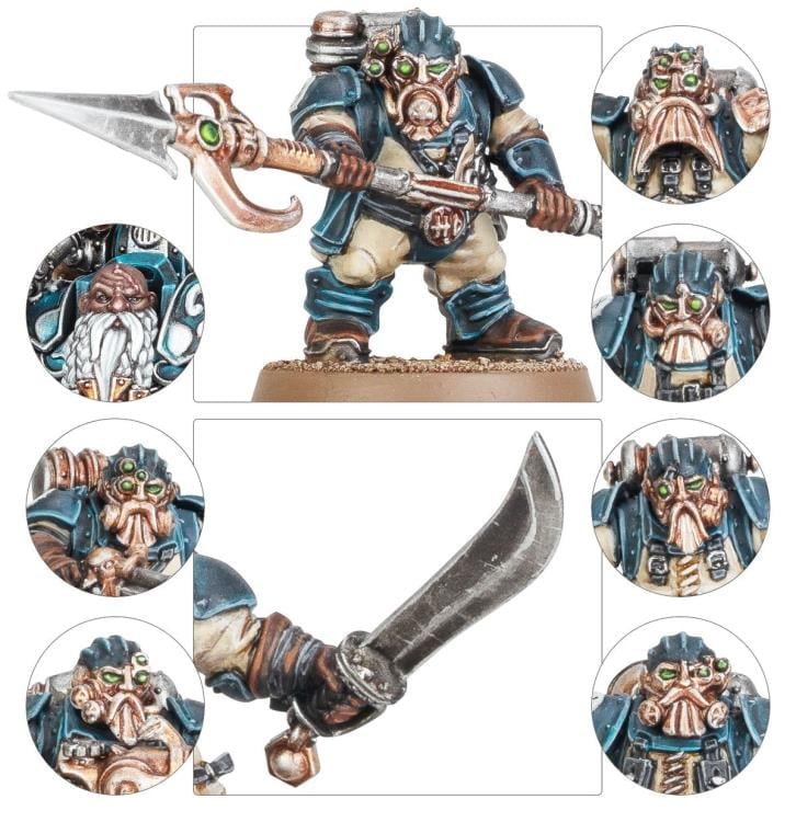 Warhammer Age of Sigmar Regiments of Renown Kharadron Overlords Drekki's Privateers Citadel Miniatures Set Gallery Image 10