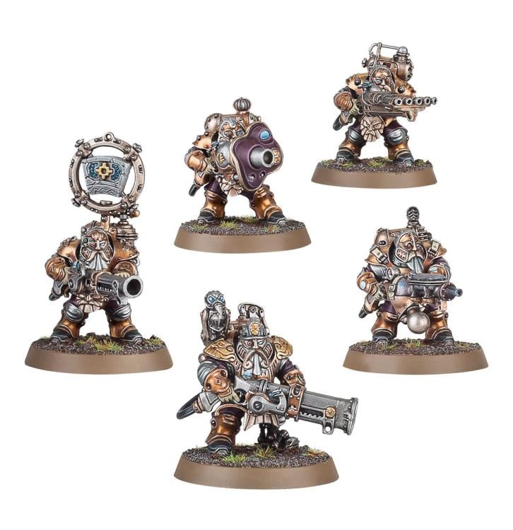 Warhammer Age of Sigmar Spearhead Kharadron Overlords Grundstok Trailblazers Citadel Miniatures Set Gallery Image 4