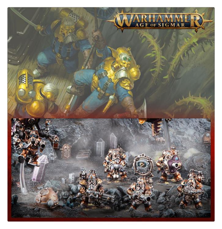Warhammer Age of Sigmar Spearhead Kharadron Overlords Grundstok Trailblazers Citadel Miniatures Set Gallery Image 11