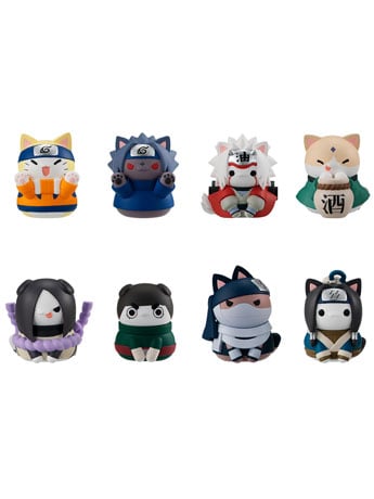 Naruto Nyaruto! Mega Cat Project Come Here Sasuke-Kun! Box of 8 Random Figures Gallery Image 2