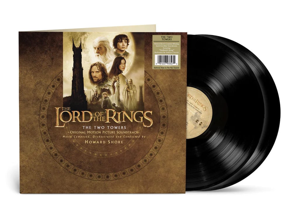 The Lord of the Rings: The Two Towers Original Soundtrack Vinyl 2XLP Gallery Image 1