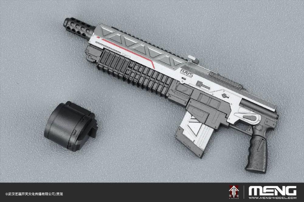 Ling Cage: Incarnation Mecha-011 MU-2 White Shark (Pre-Colored Ver.) 1/9 Scale Model Kit Gallery Image 6