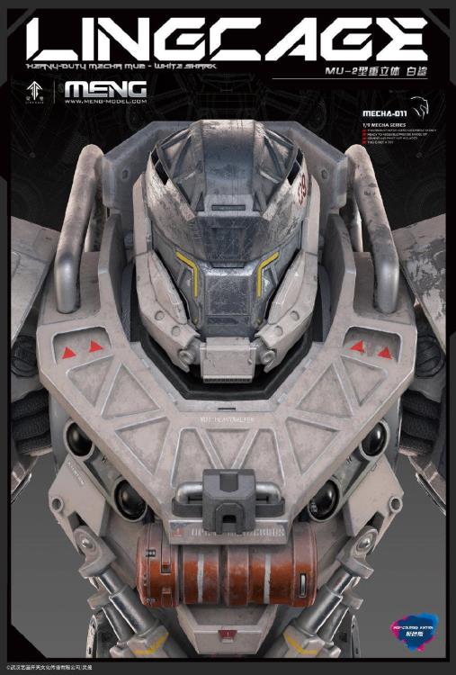 Ling Cage: Incarnation Mecha-011 MU-2 White Shark (Pre-Colored Ver.) 1/9 Scale Model Kit Gallery Image 11