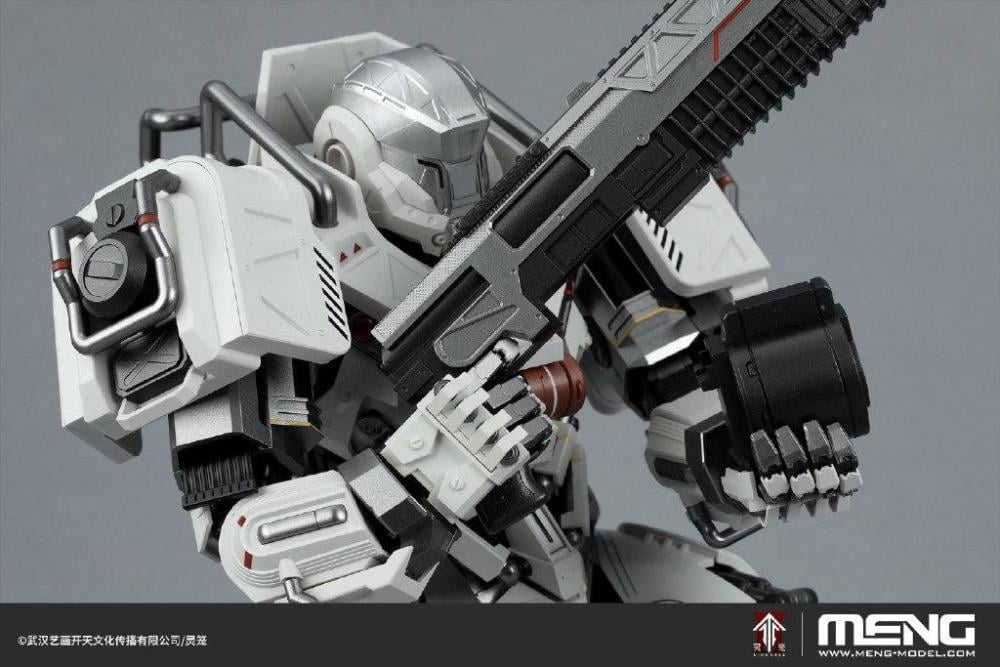 Ling Cage: Incarnation Mecha-011 MU-2 White Shark (Pre-Colored Ver.) 1/9 Scale Model Kit Gallery Image 8