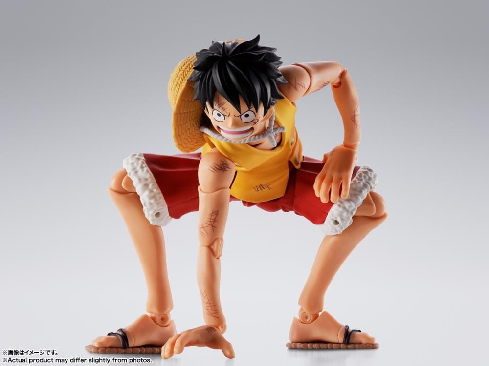 One Piece S.H.Figuarts Monkey D. Luffy (Summit War of Marineford) Action Figure Gallery Image 6