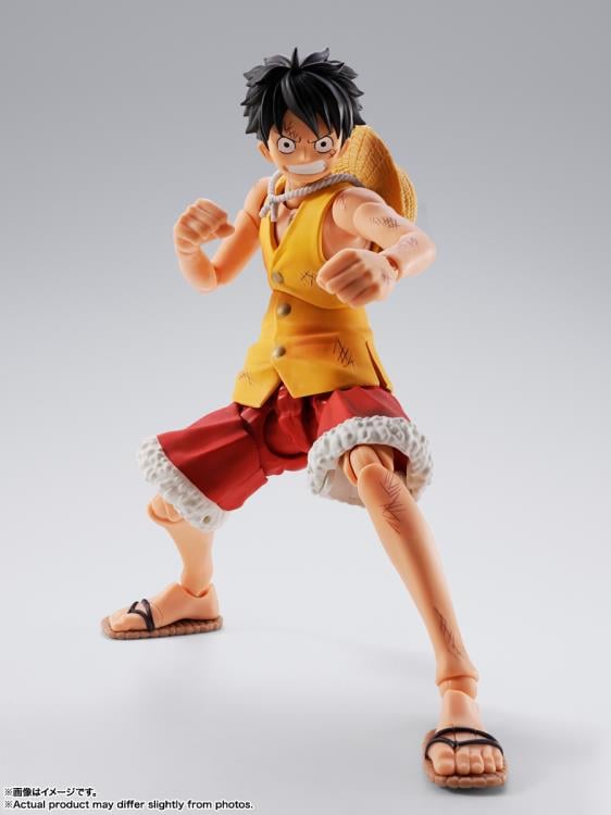 One Piece S.H.Figuarts Monkey D. Luffy (Summit War of Marineford) Action Figure Gallery Image 5