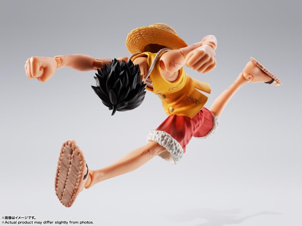 One Piece S.H.Figuarts Monkey D. Luffy (Summit War of Marineford) Action Figure Gallery Image 9