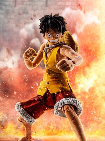 One Piece S.H.Figuarts Monkey D. Luffy (Summit War of Marineford) Action Figure Gallery Image 2