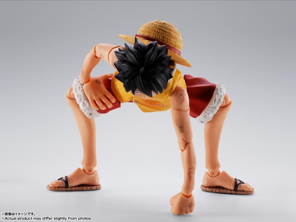 One Piece S.H.Figuarts Monkey D. Luffy (Summit War of Marineford) Action Figure Gallery Image 8