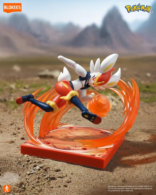 Pokemon Classic Version-L Cinderace Model Kit Gallery Image 3