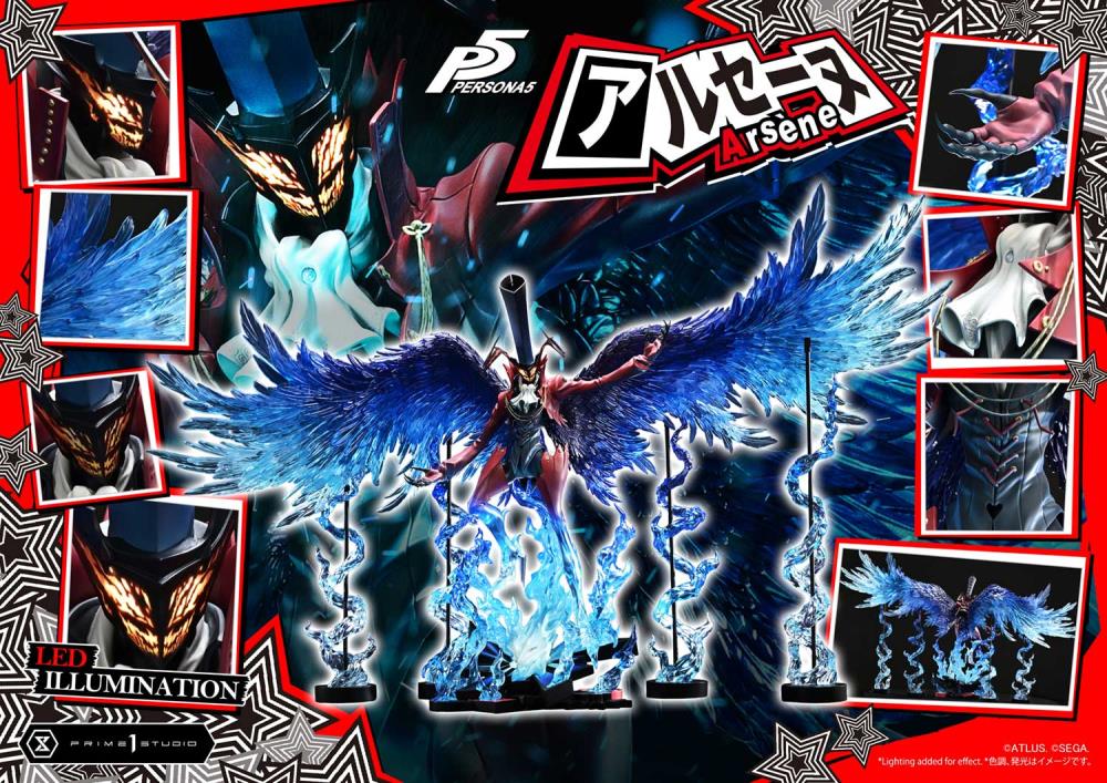 Persona 5 Premium Masterline Arsene 1/4 Scale Statue Gallery Image 42