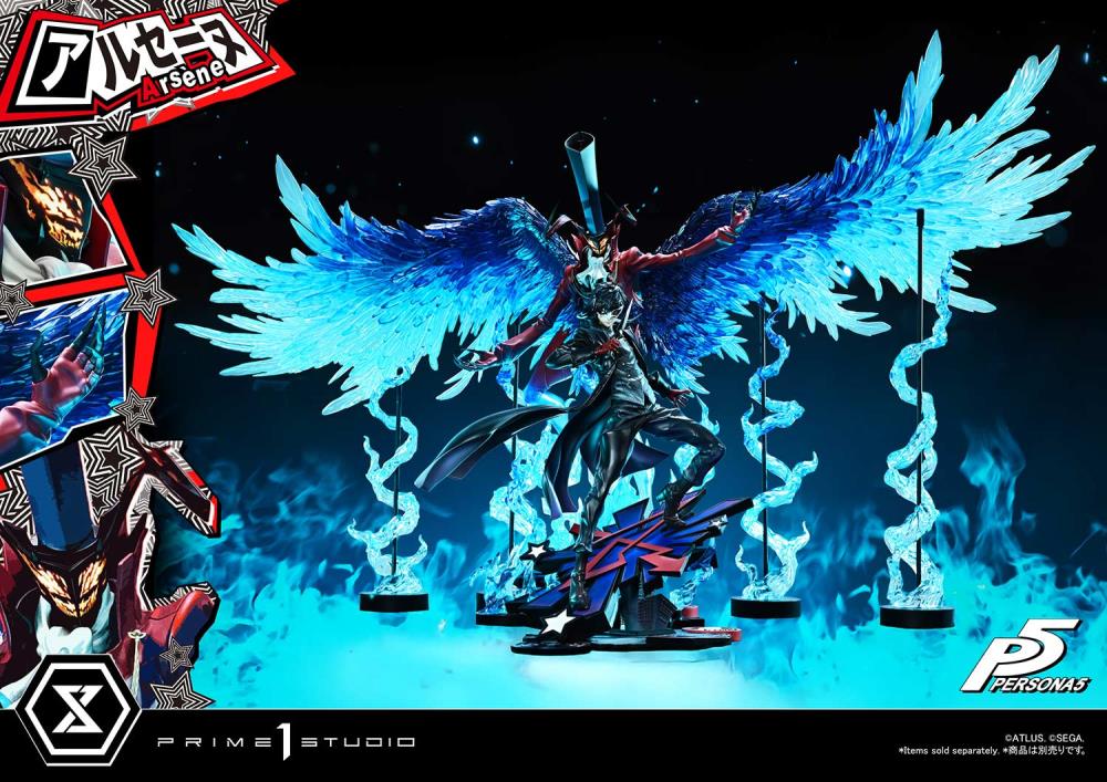 Persona 5 Premium Masterline Arsene 1/4 Scale Statue Gallery Image 15