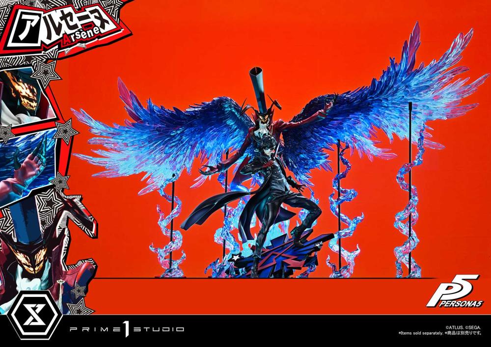 Persona 5 Premium Masterline Arsene 1/4 Scale Statue Gallery Image 14