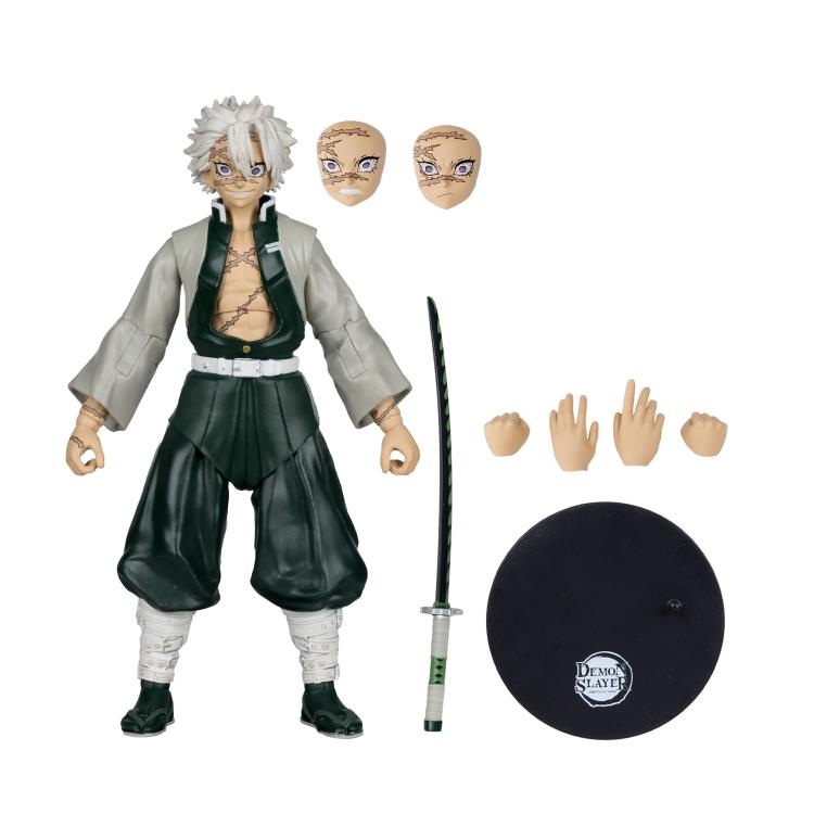 Demon Slayer: Kimetsu no Yaiba Sanemi Shinazugawa 7" Action Figure Gallery Image 7