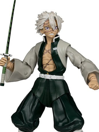 Demon Slayer: Kimetsu no Yaiba Sanemi Shinazugawa 7" Action Figure Gallery Image 2