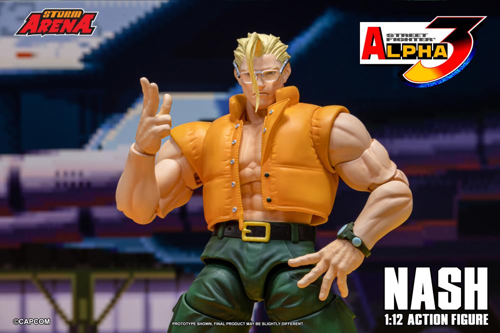 Street Fighter Alpha 3 Storm Arena Nash 1/12 Scale Action Figure Gallery Image 16