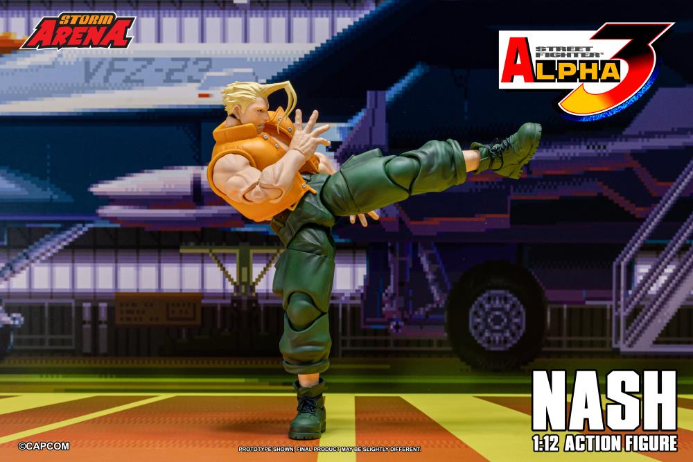 Street Fighter Alpha 3 Storm Arena Nash 1/12 Scale Action Figure Gallery Image 11