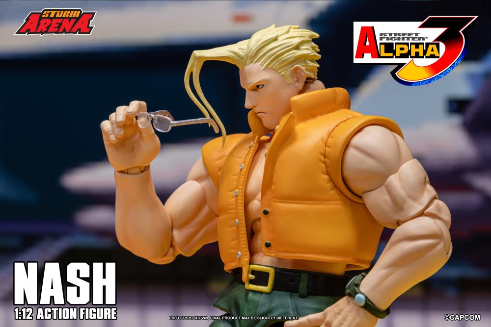Street Fighter Alpha 3 Storm Arena Nash 1/12 Scale Action Figure Gallery Image 17