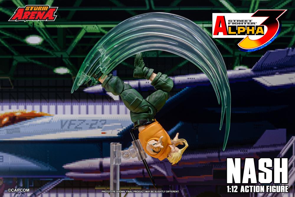 Street Fighter Alpha 3 Storm Arena Nash 1/12 Scale Action Figure Gallery Image 14