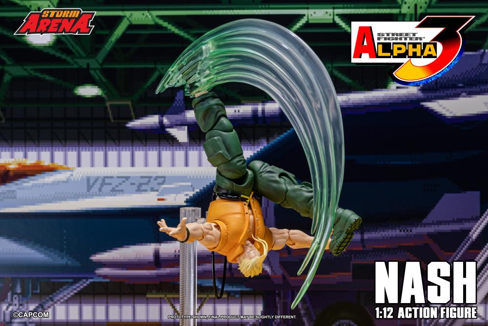 Street Fighter Alpha 3 Storm Arena Nash 1/12 Scale Action Figure Gallery Image 13