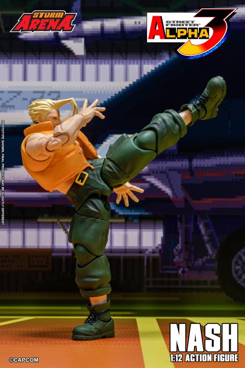 Street Fighter Alpha 3 Storm Arena Nash 1/12 Scale Action Figure Gallery Image 6