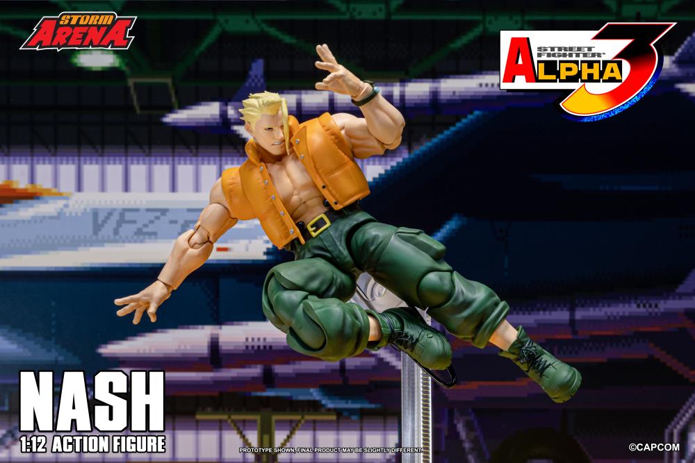 Street Fighter Alpha 3 Storm Arena Nash 1/12 Scale Action Figure Gallery Image 10