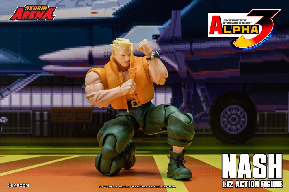 Street Fighter Alpha 3 Storm Arena Nash 1/12 Scale Action Figure Gallery Image 12
