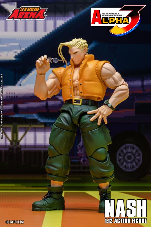 Street Fighter Alpha 3 Storm Arena Nash 1/12 Scale Action Figure Gallery Image 4