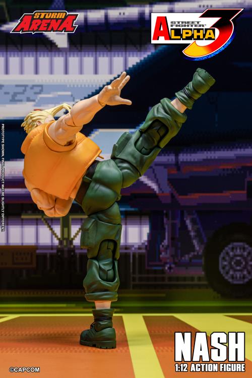 Street Fighter Alpha 3 Storm Arena Nash 1/12 Scale Action Figure Gallery Image 7