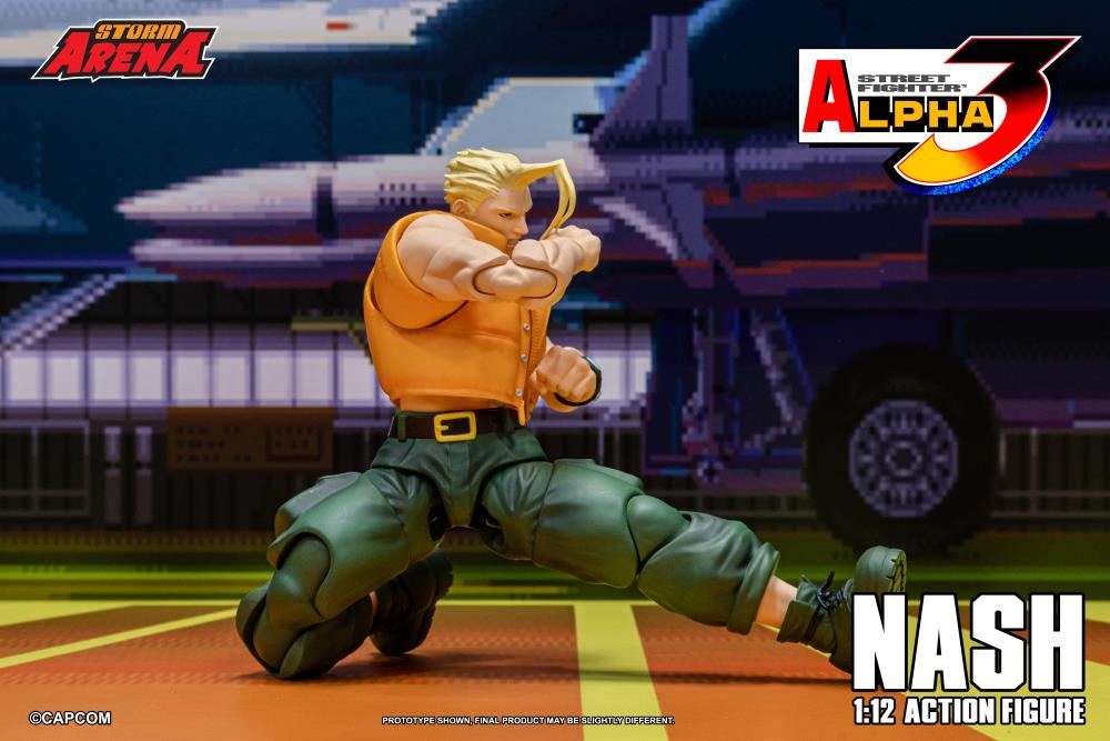 Street Fighter Alpha 3 Storm Arena Nash 1/12 Scale Action Figure Gallery Image 9