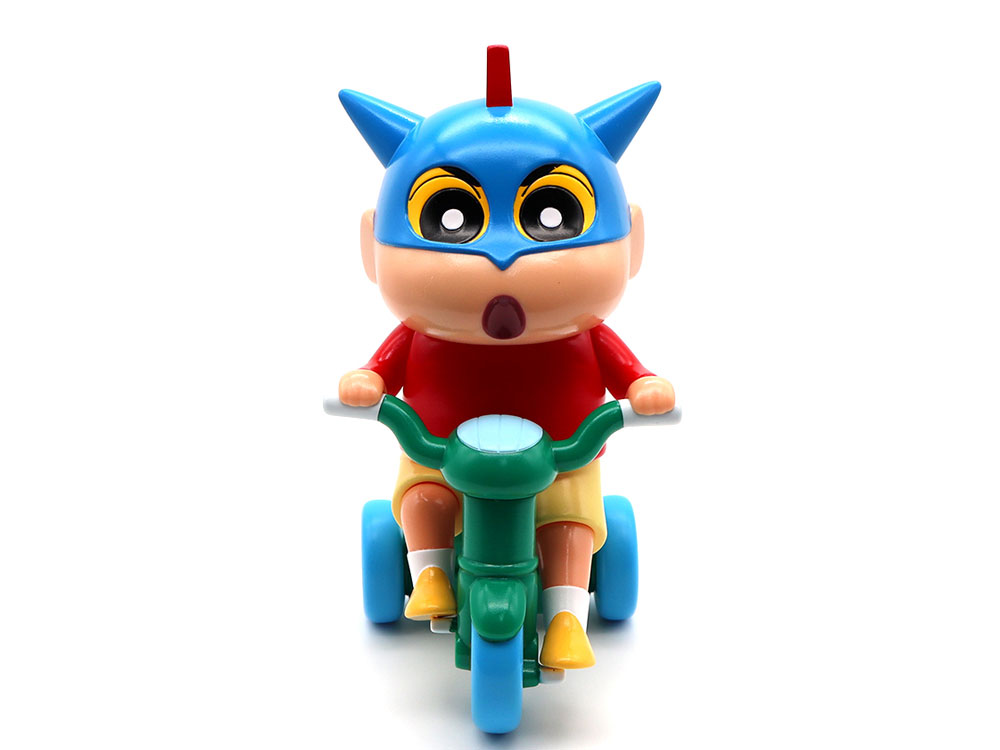 Crayon Shin-chan SOFVIPS Action Mask Shin-chan Tricycle Soft Vinyl Figure Gallery Image 1