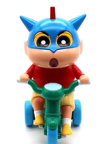 Crayon Shin-chan SOFVIPS Action Mask Shin-chan Tricycle Soft Vinyl Figure Gallery Image 2