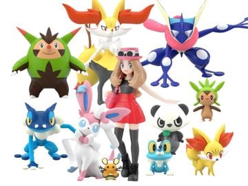Pokemon Scale World Kalos Region Set of 11 Figures