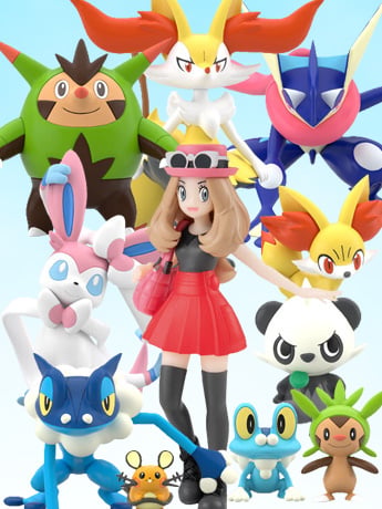 Pokemon Scale World Kalos Region Set of 11 Figures Gallery Image 2