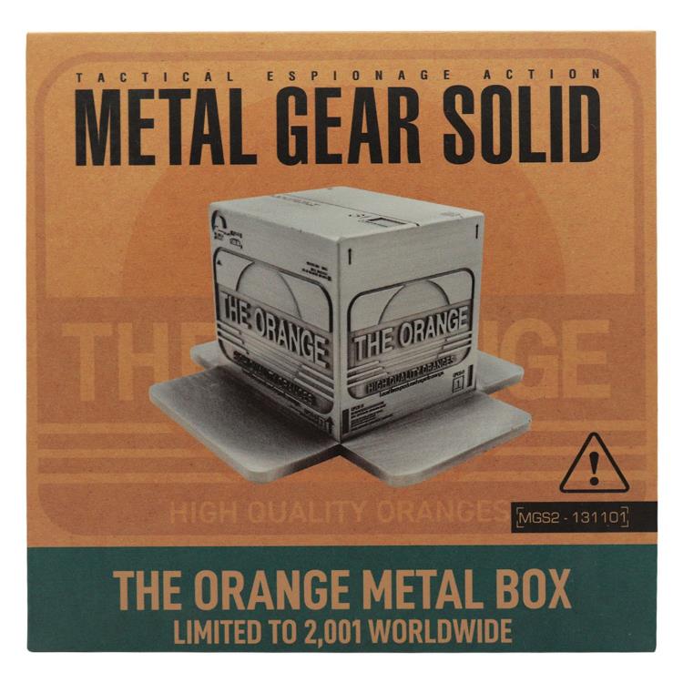 Metal Gear Solid 2: Sons of Liberty The Orange Metal Box Limited Edition Replica Gallery Image 7