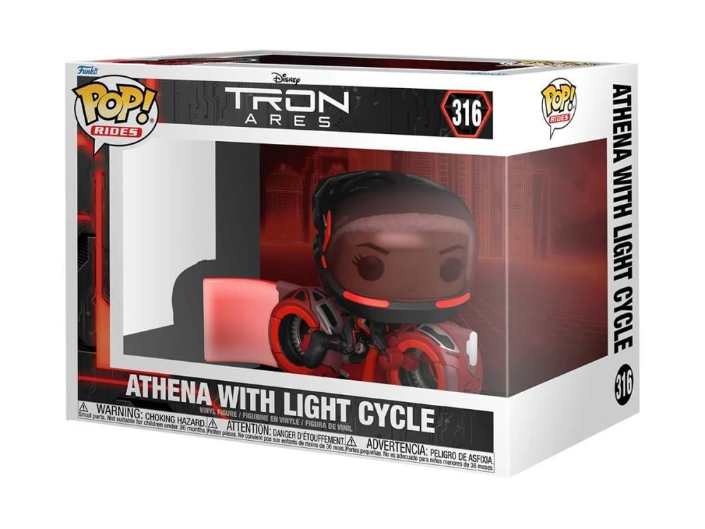 Tron: Ares Pop! Rides #316 Athena with Light Cycle Gallery Image 4