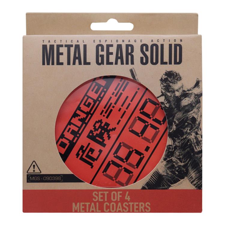 Metal Gear Solid Set of 4 Limited Edition Metal Coasters Gallery Image 7
