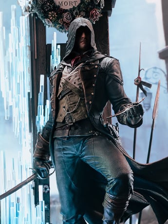 Assassin's Creed Unity Animus Arno Dorian 1/4 Scale Limited Edition Statue Gallery Image 2