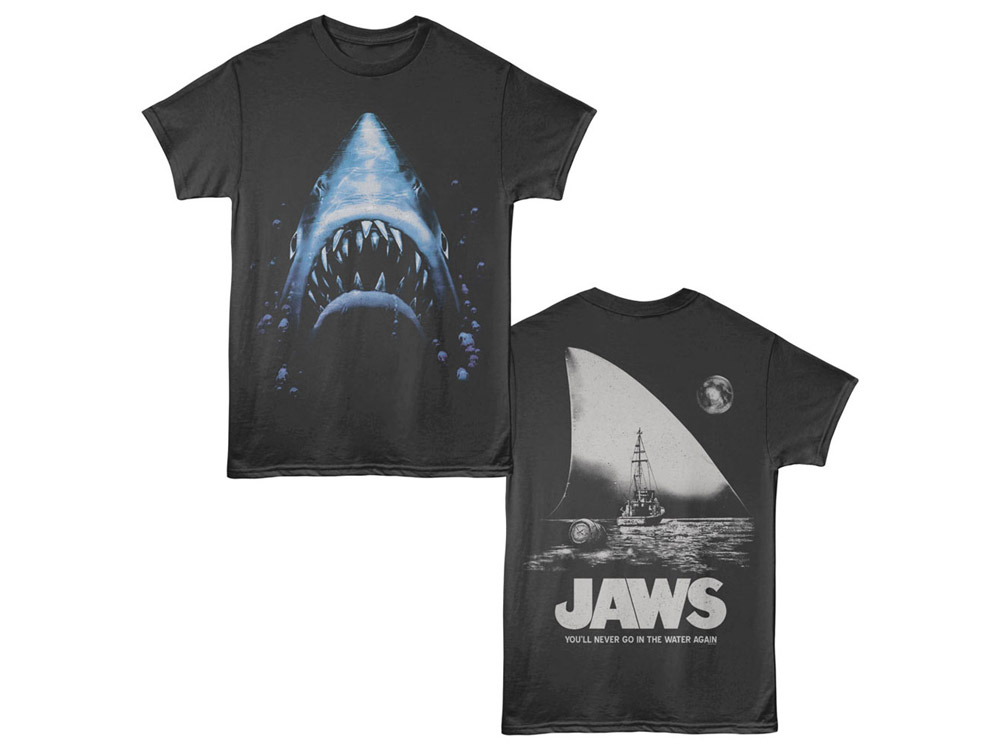 Jaws Large Fin Scene T-Shirt Gallery Image 1