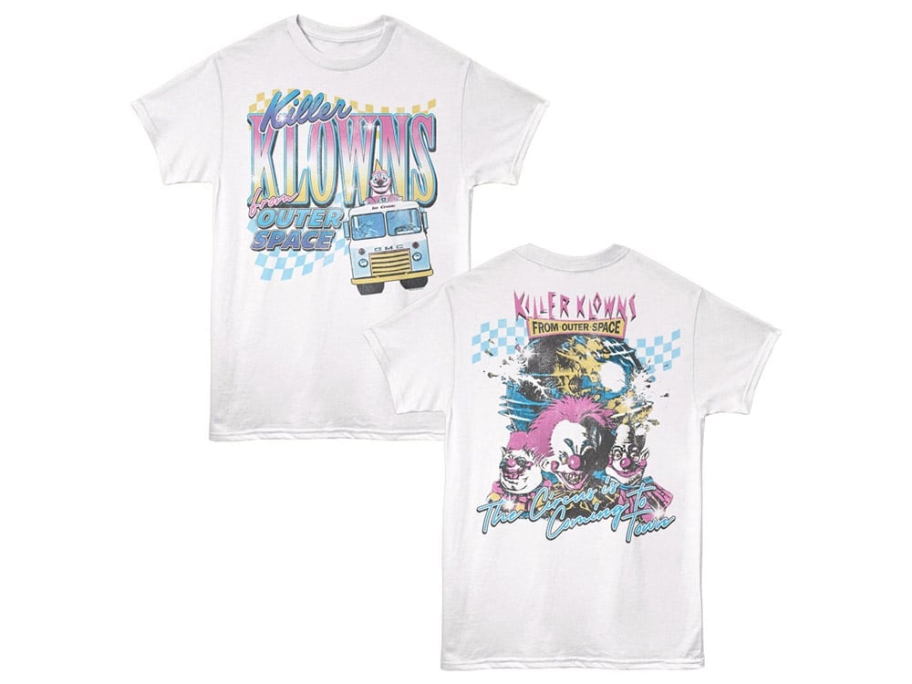 Killer Klowns from Outer Space Pastel Ice Cream Truck T-Shirt Gallery Image 1