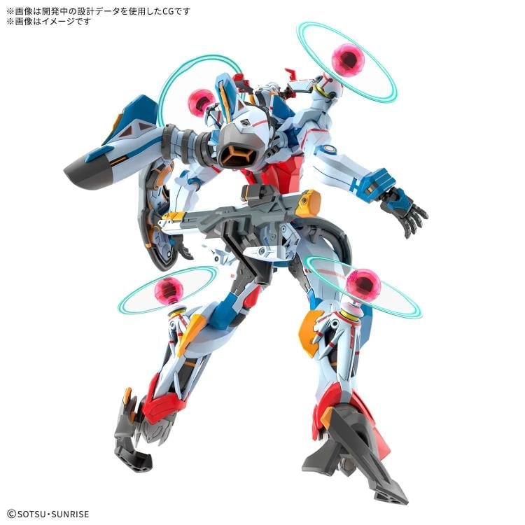Mobile Suit Gundam GQuuuuuuX HGGQ GQuuuuuuX (Endymion Unit Awakened) 1/144 Scale Model Kit Gallery Image 7
