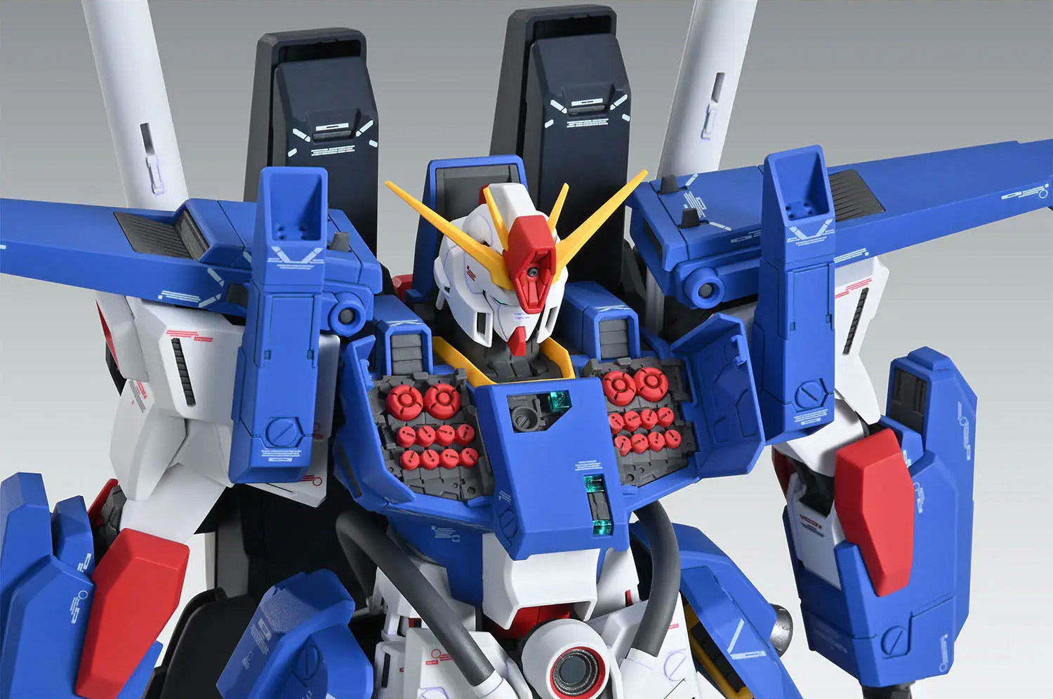 Mobile Suit Gundam ZZ MG Full Armor ZZ Gundam Ver.Ka 1/100 Scale Model Kit Gallery Image 12