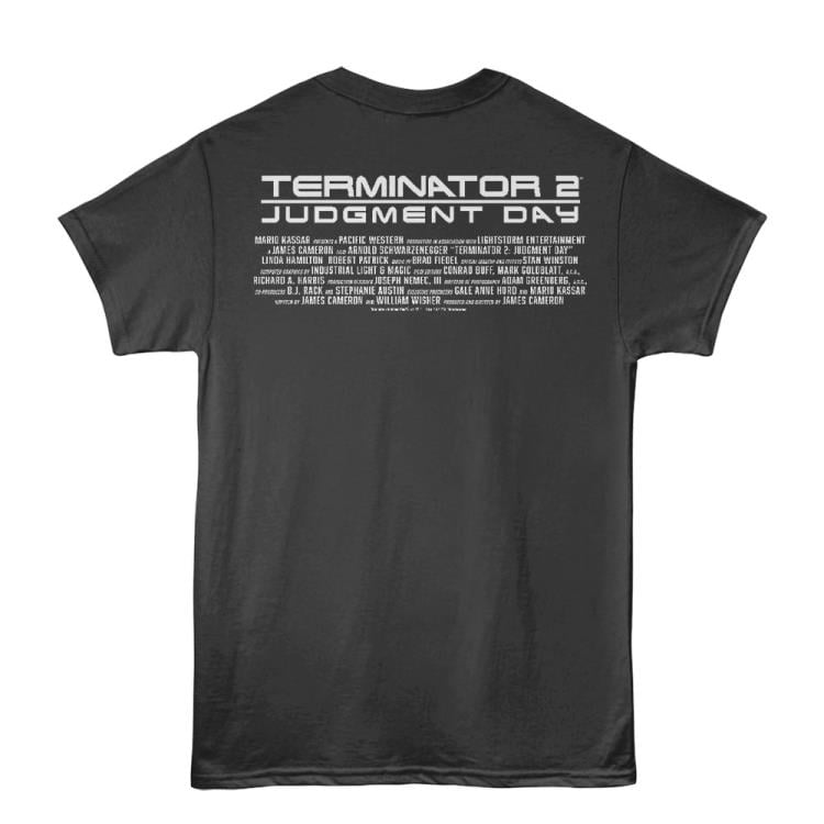 Terminator 2: Judgement Day Credits T-Shirt Gallery Image 4