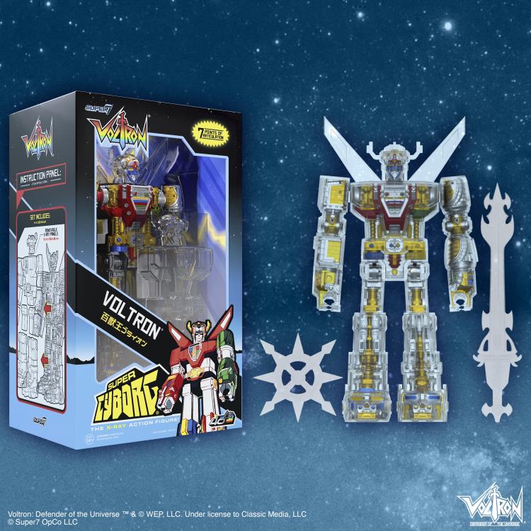 Voltron: Defender of the Universe Super Cyborg Voltron (Clear Ver.) Action Figure Gallery Image 10