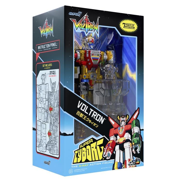 Voltron: Defender of the Universe Super Cyborg Voltron (Clear Ver.) Action Figure Gallery Image 9
