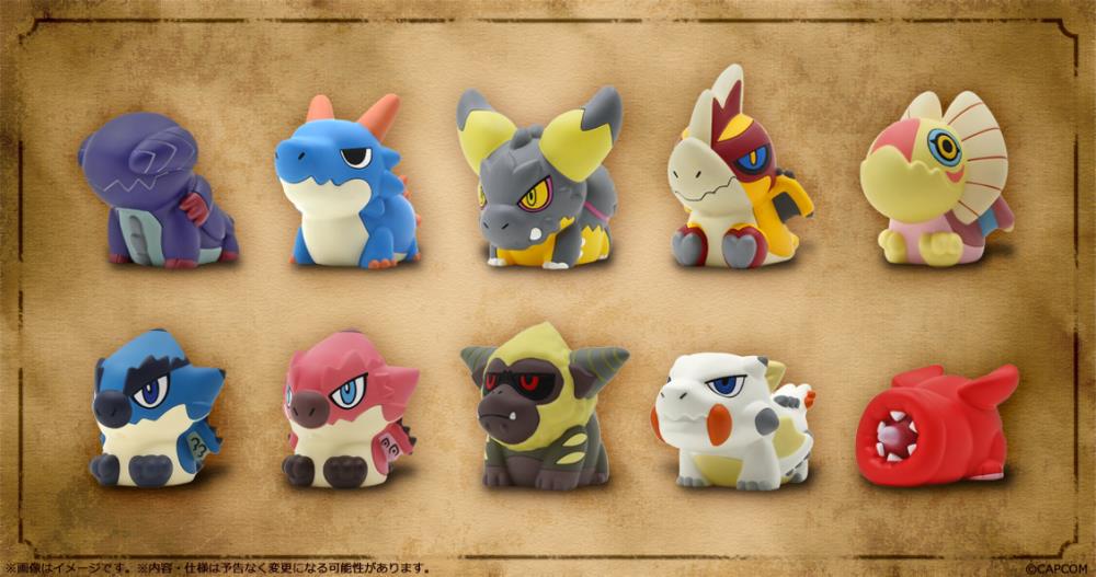 Monster Hunter Capcom Figure Builder Vol.2 Set of 10 Finger Puppets Gallery Image 3