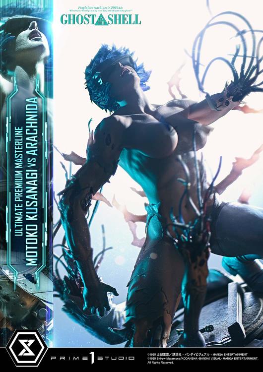 Ghost in the Shell Ultimate Premium Masterline Motoko Kusanagi vs Arachnida 1/4 Scale Statue Gallery Image 33